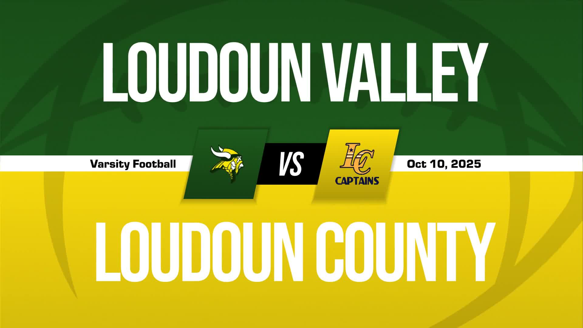Football Game Preview: Loudoun County Captains vs. Loudoun Valley Vikings + How To Watch