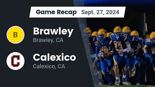 Football Game Preview: Brawley Wildcats vs. Mission Bay Buccanee