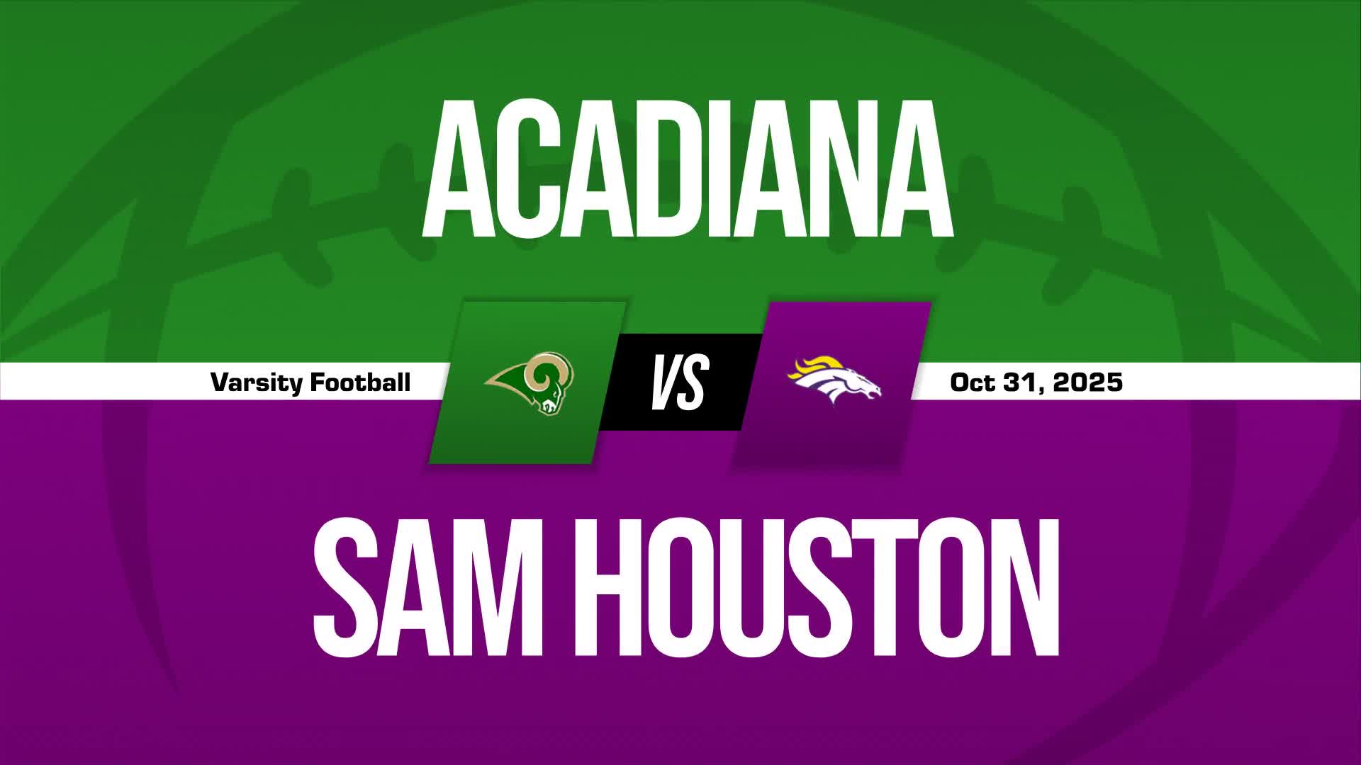 Football Game Preview: Sam Houston Broncos vs. Barbe Buccaneers + How To Watch