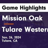 Basketball Game Recap: Mission Oak Hawks vs. Tulare Western Mustangs