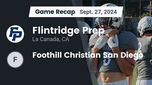 Football Recap: Flintridge Prep Piles Up the Points Against Foot