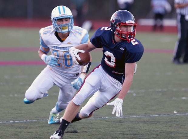 Campolindo senior receiver Phillip Rei scored three touchdowns Friday in a huge 42-27 win over El Cerrito. Rei typifies the Cougars' over-achieving makeup and is considered the team's top playmaker, according to coach Kevin Macy.