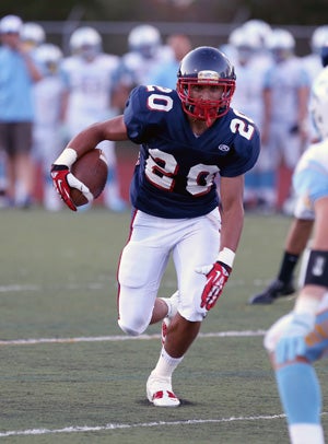 Nick Fadelli rushed for a TD on Friday.