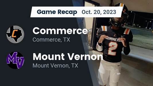 Mount Vernon vs. Commerce