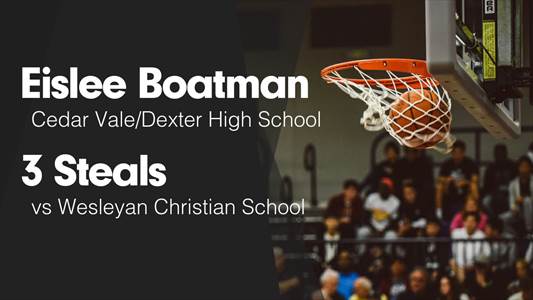 Basketball Recap: Edee Boatman and  Eislee Boatman Secure Win for Cedar Vale/Dexter