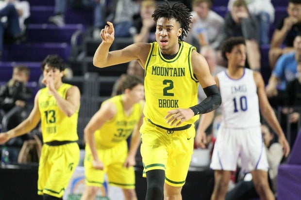 Trendon Watford scored 38 points and grabbed 12 rebounds in Mountain Brook's win over IMG Academy on Thursday.