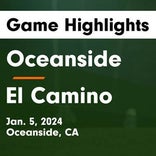 Oceanside extends home winning streak to five