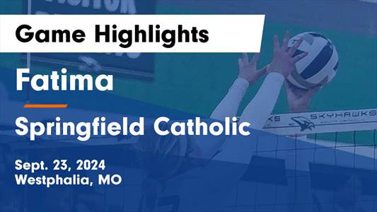 Volleyball Recap: Springfield Catholic Wins Going Away Against F