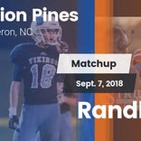 Football Game Recap: Randleman vs. Union Pines