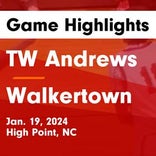 Jaden Tyson and  Camereon Cartlidge secure win for Walkertown