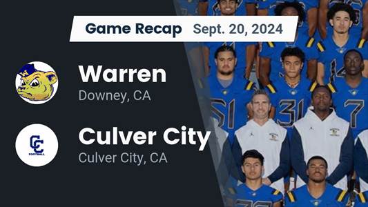 Football Game Preview: Warren Bears vs. Dominguez Dons