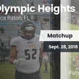 Football Game Recap: Olympic Heights vs. Dwyer