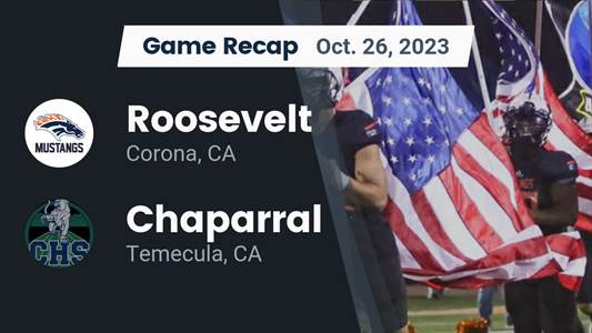 Football Game Recap: Roosevelt Mustangs vs. Chaparral Pumas