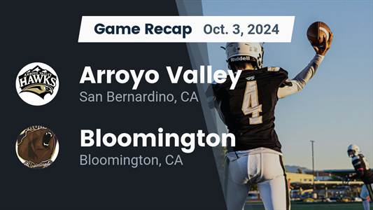 Football Recap: Bloomington Sets Scoring Season-High Against Arr