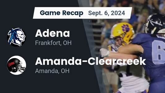 Football Game Preview: Adena Hits the Road