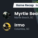 Football Game Recap: Myrtle Beach Seahawks vs. Irmo Yellowjackets