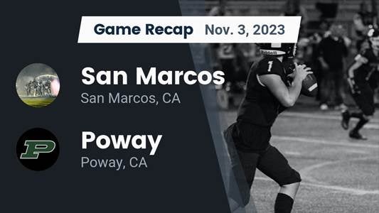 Poway vs. San Marcos
