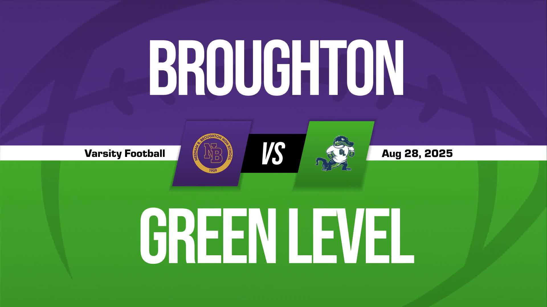 Football Recap: Broughton Triumphs Behind Punishing Ground Game