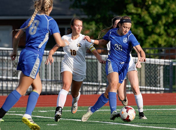 Olentangy Liberty's Abby Jones scored four goals against Franklin Heights last week.