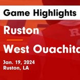 Basketball Recap: Ruston's loss ends three-game winning streak at home
