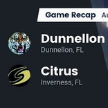 Football Game Recap: Citrus vs. Crystal River