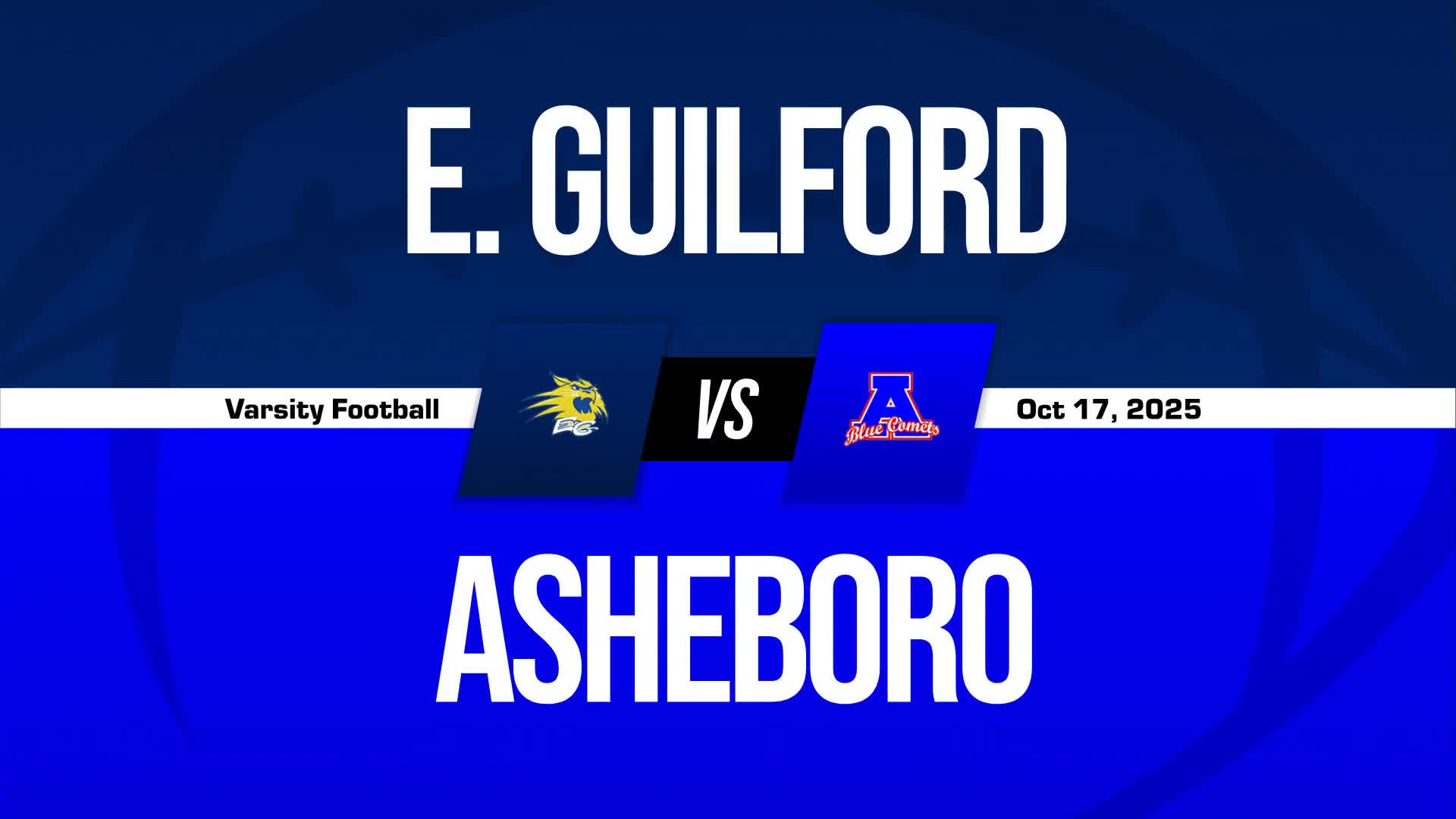 Football Game Preview: Asheboro Blue Comets vs. Northeast Guilford Rams + How To Watch