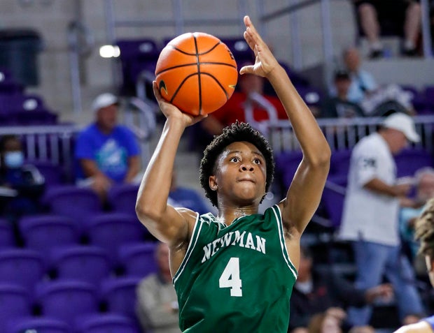 Canin Jefferson had 19 points in Newman's state championship win on Saturday.