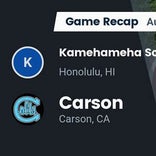 Football Game Recap: Campbell vs. Kamehameha Kapalama