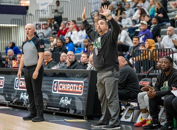 Tim Slater has compiled three 20-wins seasons at Grayson in his first three years at the school. The MaxPreps National Coach of the Year led the Rams to their first state title, finishing 32-0 and No. 6 in the final MaxPreps Top 25. (Photo: Julie Brown)