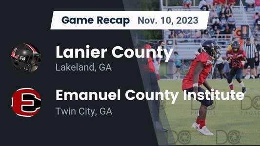 Lanier County vs. Emanuel County Institute