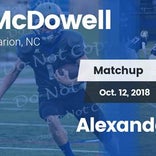 Football Game Recap: McDowell vs. Alexander Central