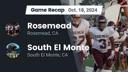 Football Recap: Rosemead Comes Up Short