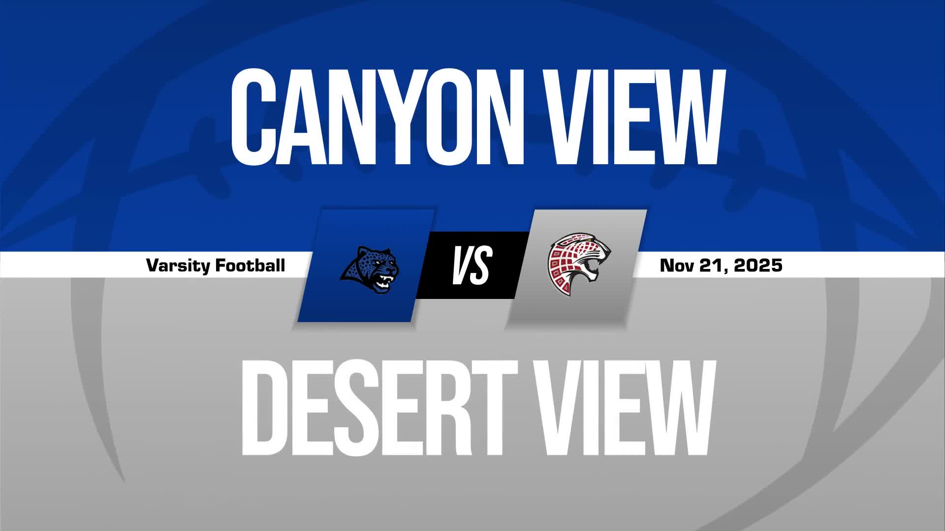 Football Game Preview: Canyon View Jaguars vs. Desert Mountain Wolves + How To Watch