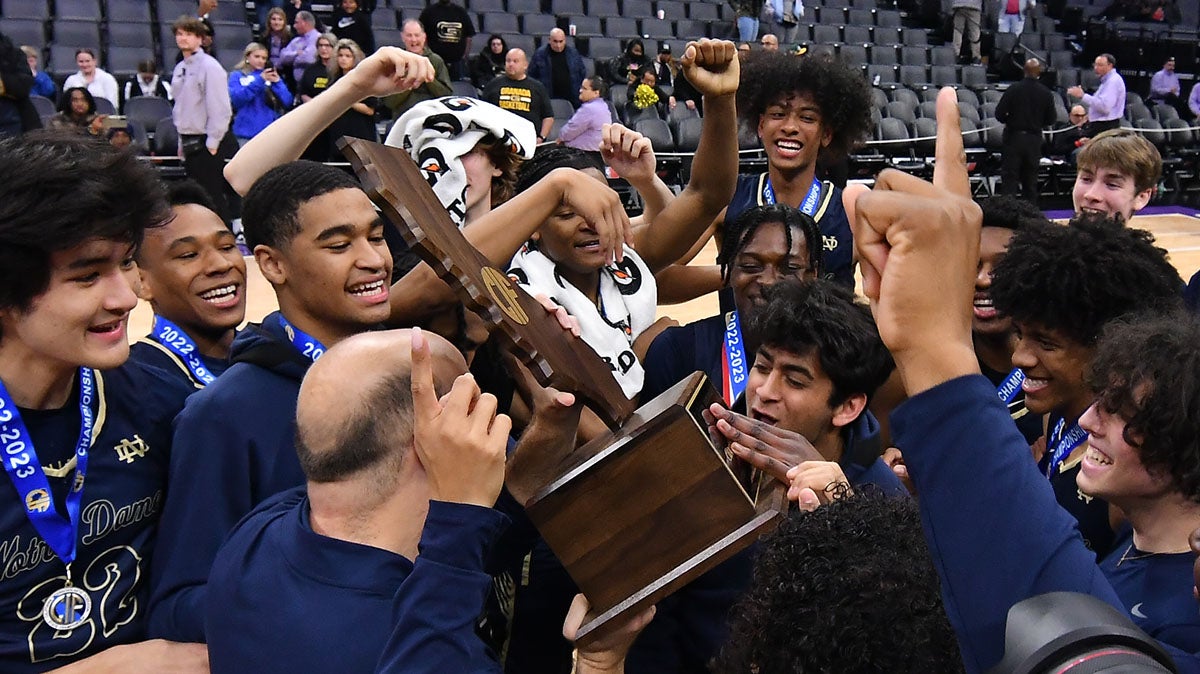 California high school boys basketball: Notre Dame defeats Granada 67-58 to win CIF Division I boys title