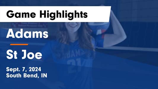 Volleyball Game Recap: South Bend Adams Victorious