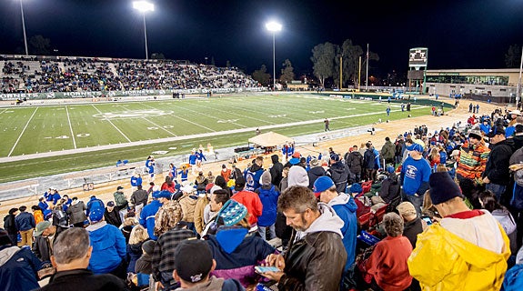 This is Hornet Stadium, new home of the CIF Bowl Championships. 