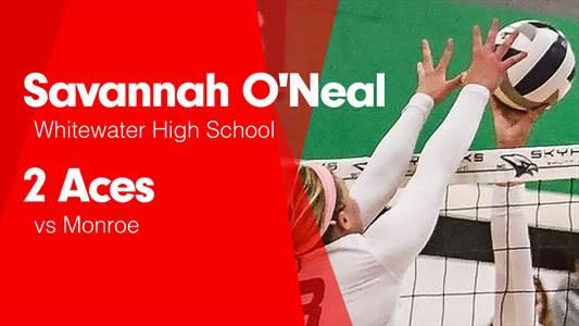 Savannah O'Neal Game Report: vs East Troy