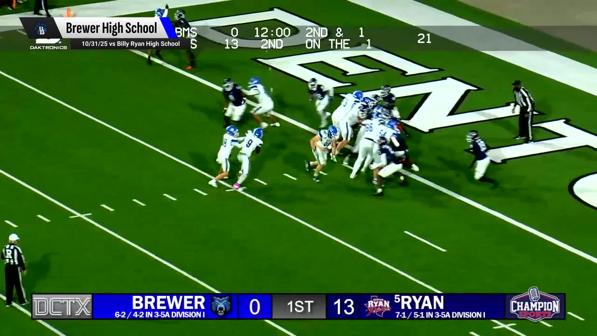 Football Recap: Brewer Piles Up the Points Against Granbury + How To Watch