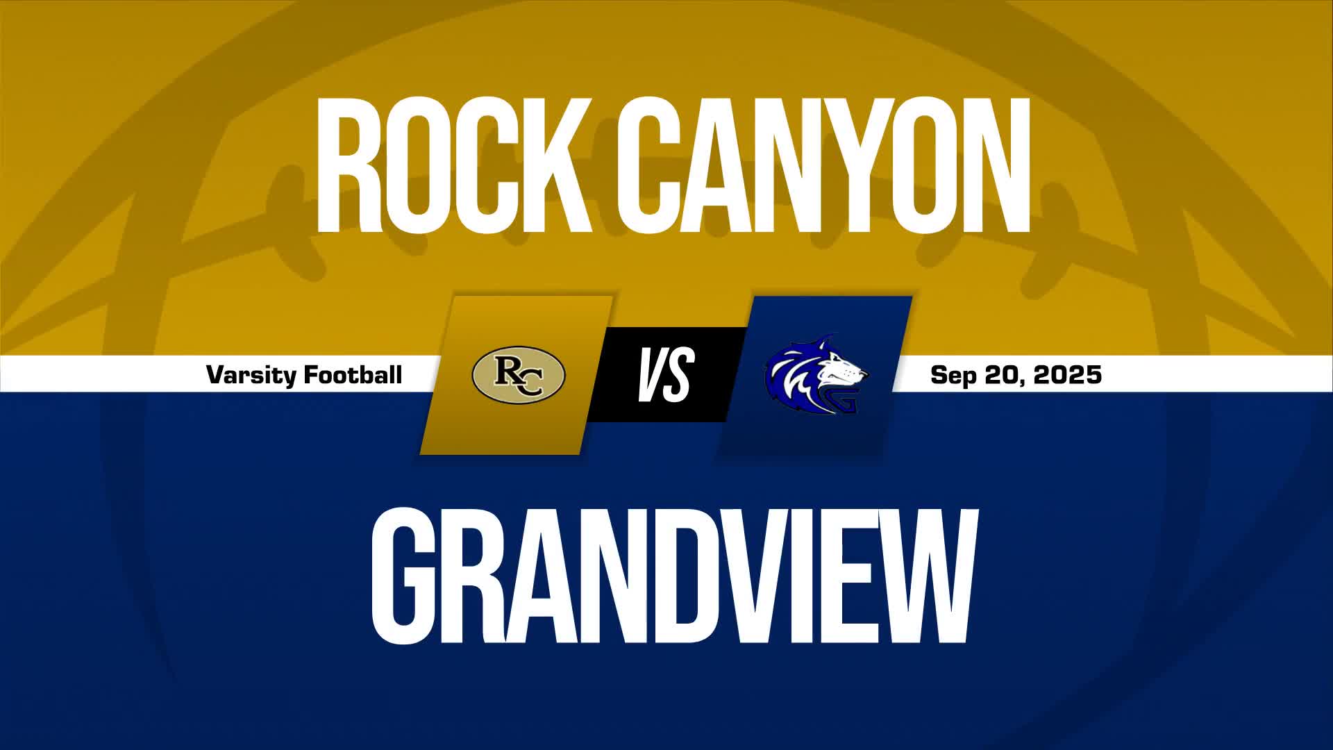 Football Recap: Grandview Piles Up the Points Against Rock Canyo