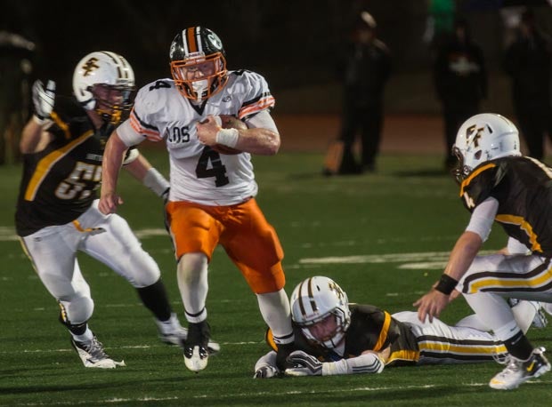 Los Gatos and star running back Joey Wood hopes to move up from its No. 22 ranking after Friday's game with Menlo-Atherton. 