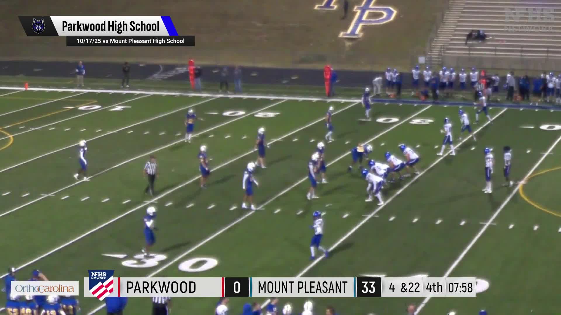 Football Recap: Parkwood's Losing Streak Is a Thing of the Past