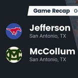 Football Game Recap: McCollum Cowboys vs. Jefferson Mustangs