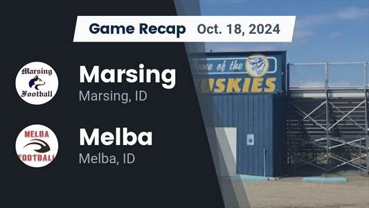 Football Recap: Marsing's Loss Ends Three-Game Winning Streak on
