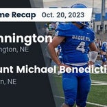 Football Game Recap: Mount Michael Benedictine Knights vs. Bennington Badgers