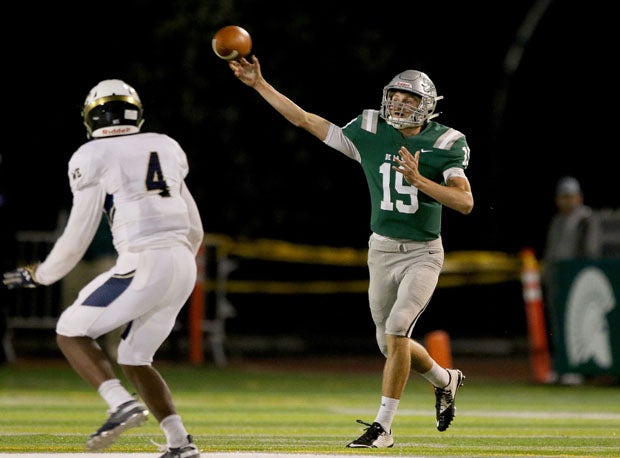 Andrew Jones (19) can play college football, according to his coach Justin Alumbaugh.