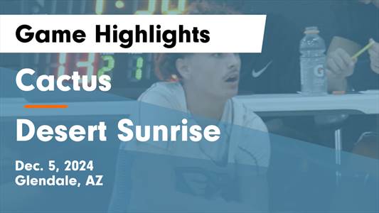 Basketball Game Preview: Desert Sunrise Golden Hawks vs. Marcos 