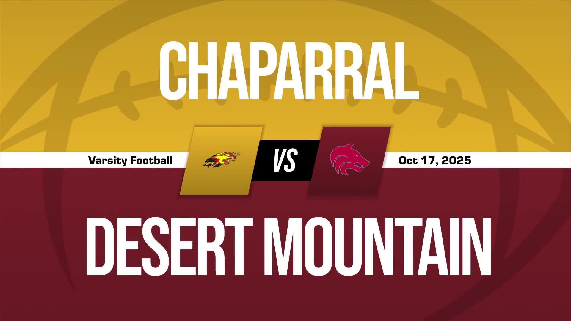 Football Game Preview: Chaparral Firebirds vs. Horizon Huskies + How To Watch
