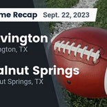 Football Game Recap: Bluff Dale Bobcats vs. Walnut Springs Hornets