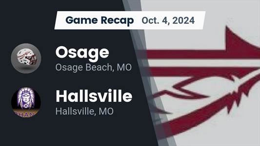 Football Recap: Osage Skates Past Hallsville with Ease