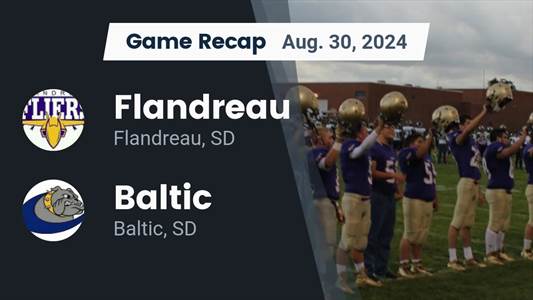 Football Recap: Flandreau Skates Past Baltic with Ease